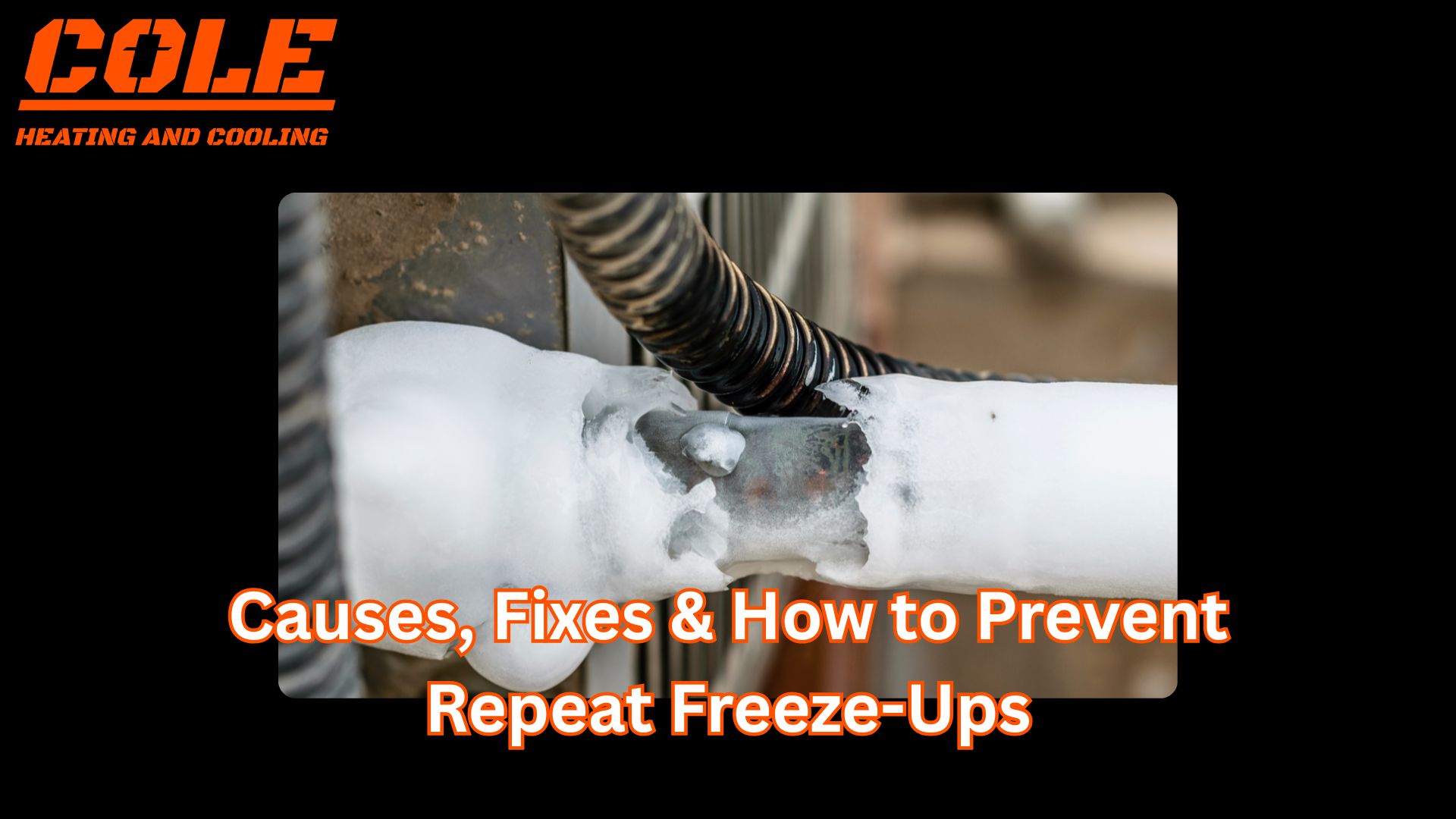 AC coil freezing up Ozark, evaporator coil ice causes, low refrigerant coil freeze, dirty air filter freezing AC, weak airflow HVAC Ozark, AC not cooling frozen coil, prevent AC freeze-ups Missouri, Ozark MO AC repair, Cole Heating and Cooling Services LLC